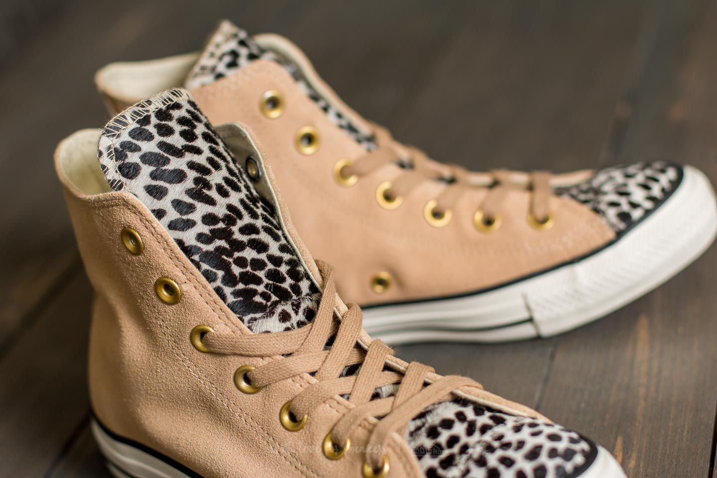 Sko til kvinder Converse Chuck Taylor All Star Hi Light Fawn/ Black/ Egret