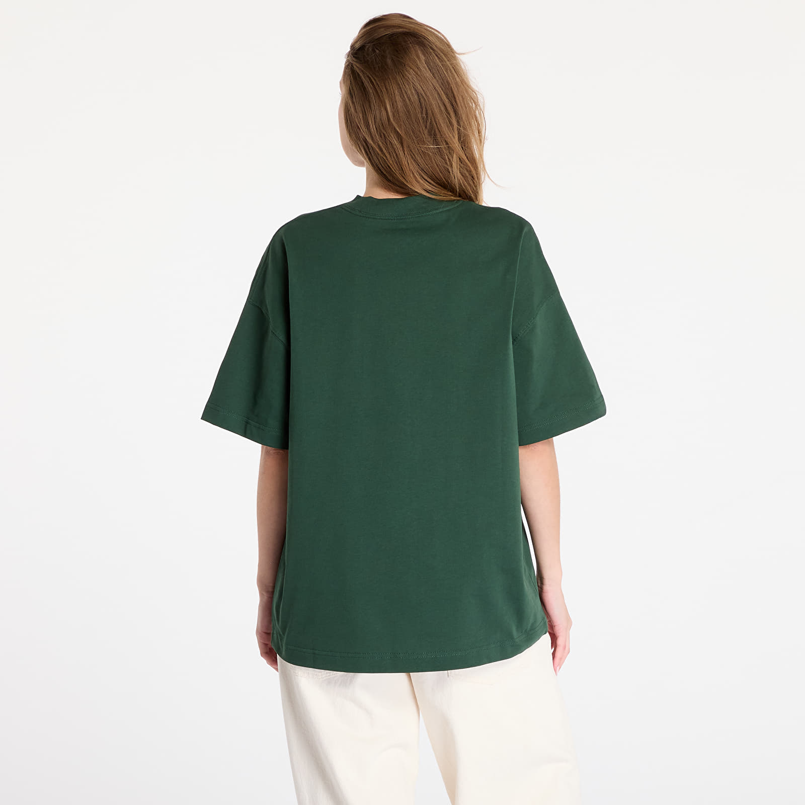 T-shirty męskie Carhartt WIP S/S Signature Script T-Shirt UNISEX Sycamore Tree/ Dusty Rose