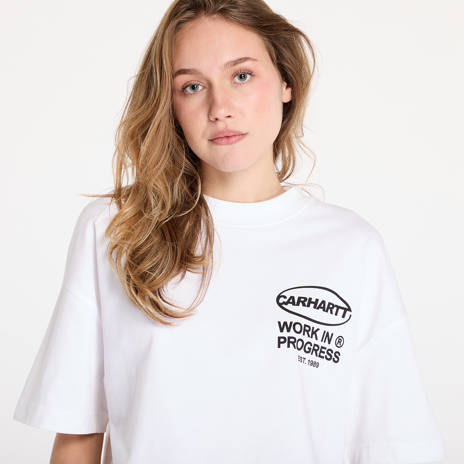 Männer T-Shirts Carhartt WIP S/S Body Of Work T-Shirt UNISEX White/ Black