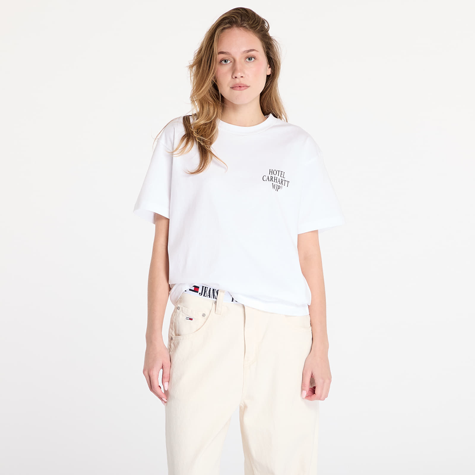 Pánske tričká Carhartt WIP S/S Hotel Keys T-Shirt UNISEX White/ Black