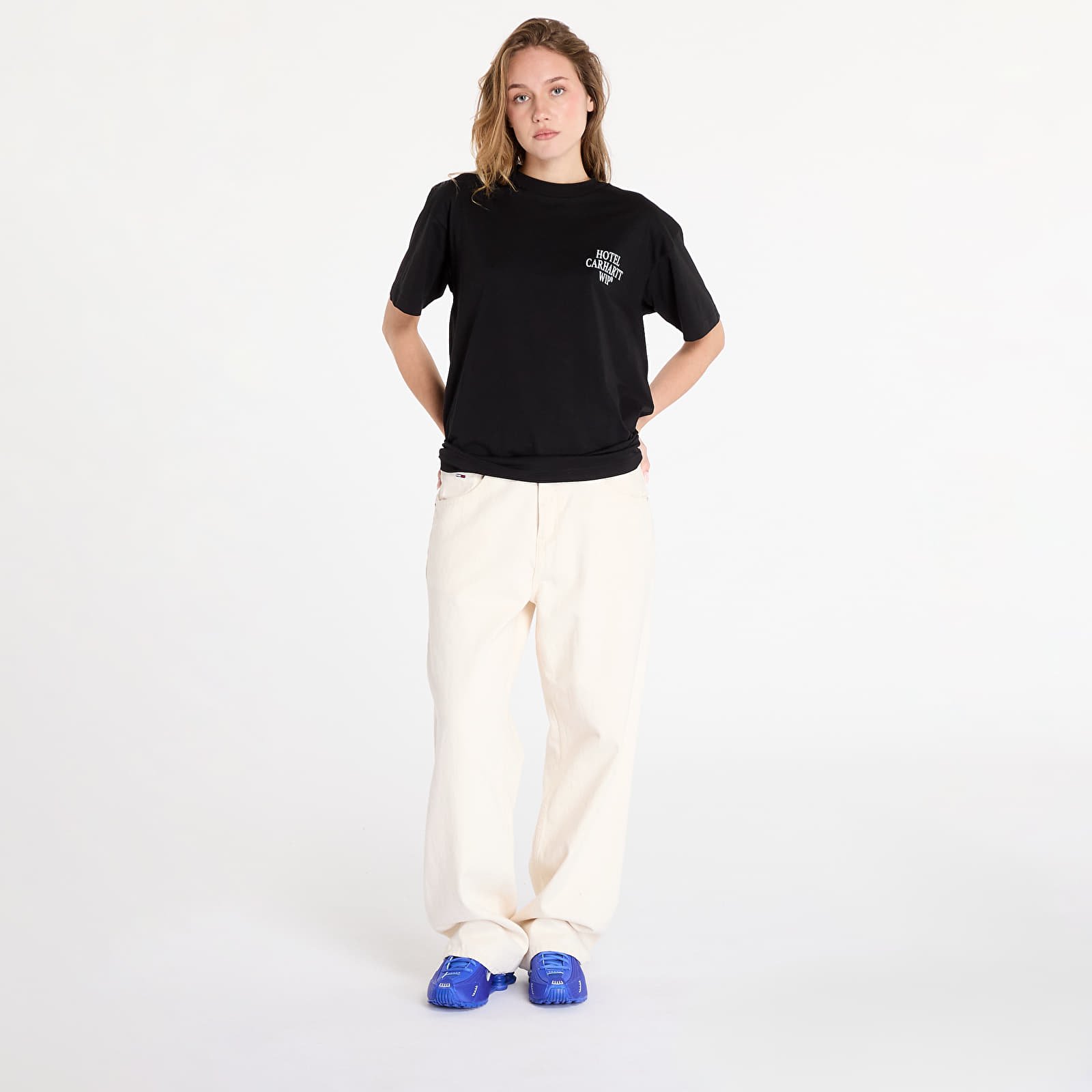 Pánská trička Carhartt WIP S/S Hotel Keys T-Shirt UNISEX Black/ White