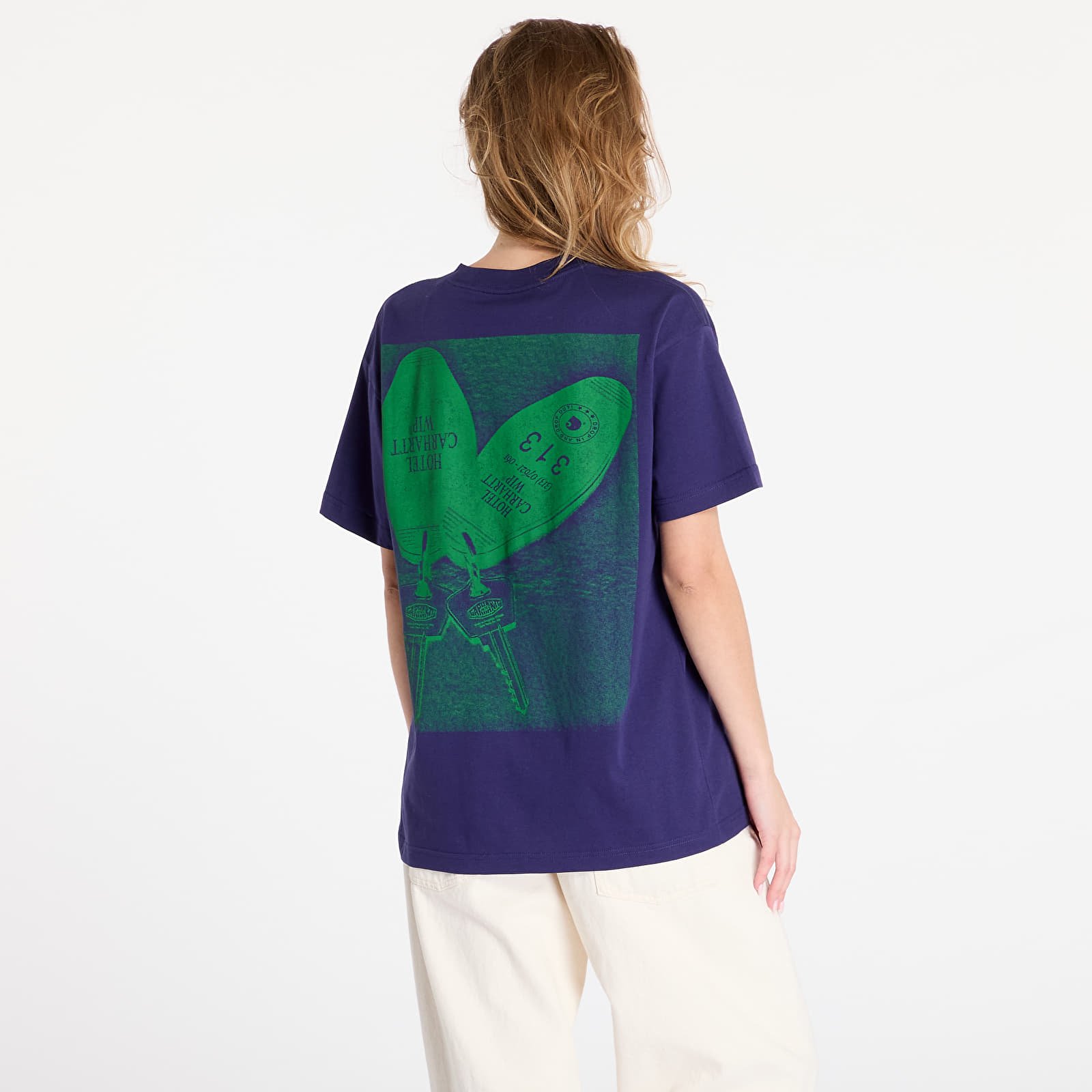 Pánská trička Carhartt WIP S/S Hotel Keys T-Shirt UNISEX Aura/ Green