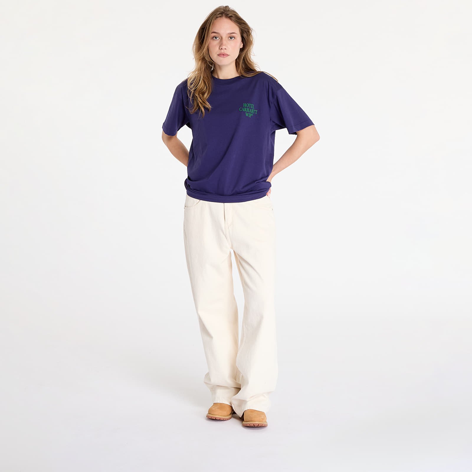 Pánská trička Carhartt WIP S/S Hotel Keys T-Shirt UNISEX Aura/ Green