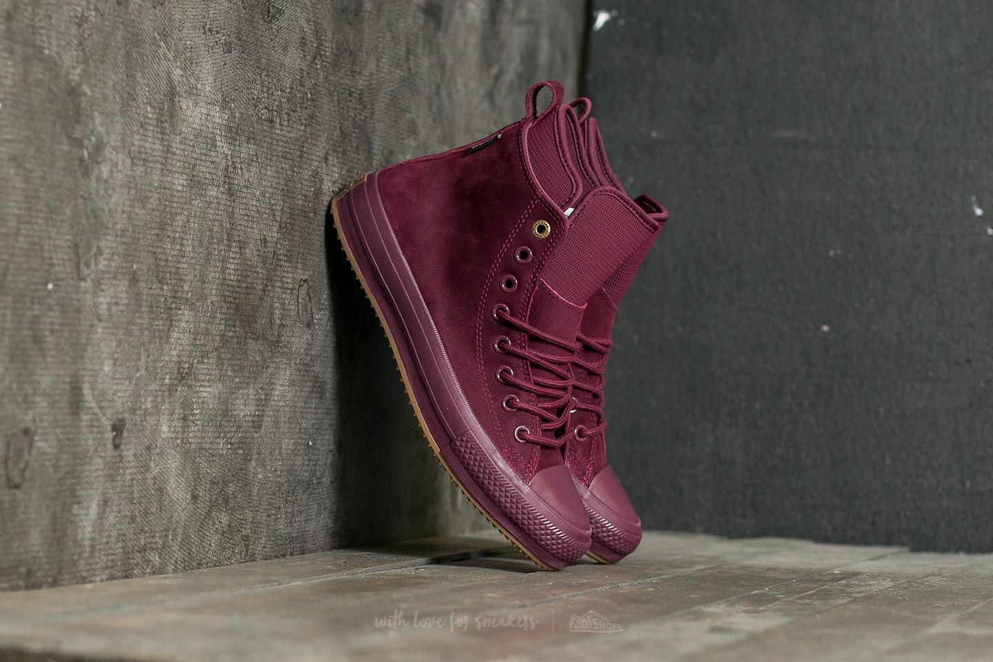 Men's shoes Converse Chuck Taylor All Star WP Boot Hi Dark Sangria/ Dark Sangria/ Gum