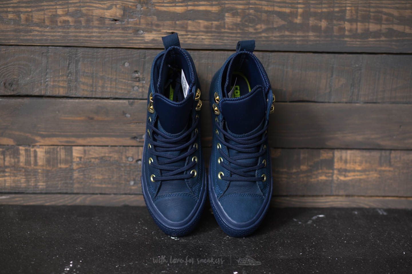 Női cipők Converse Chuck Taylor All Star Waterproof Boot Hi Midnight Navy/ Midnight Navy