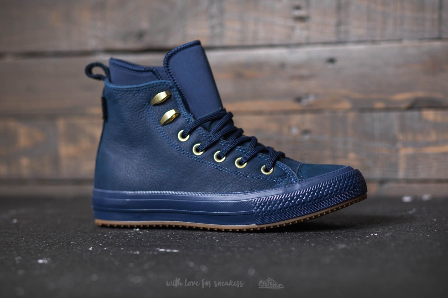 Women s shoes Converse Chuck Taylor All Star Waterproof Boot Hi Midnight Navy Midnight Navy Footshop