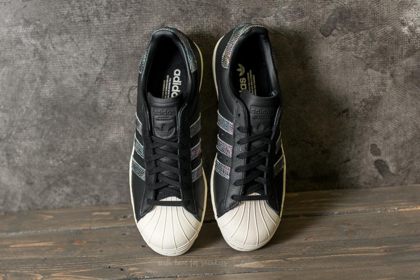 Herren Sneaker und Schuhe adidas Superstar 80s Core Black/ Core Black/ Core Black