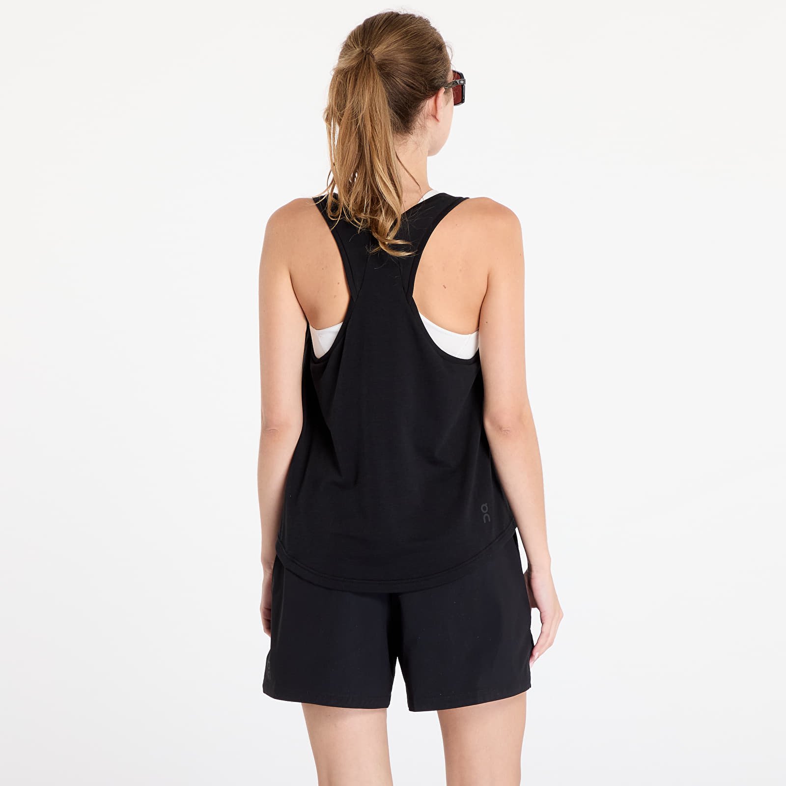 Women's tank tops On Focus Tank Black