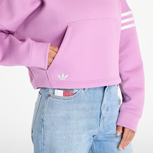Adidas hoodie crop top new arrivals