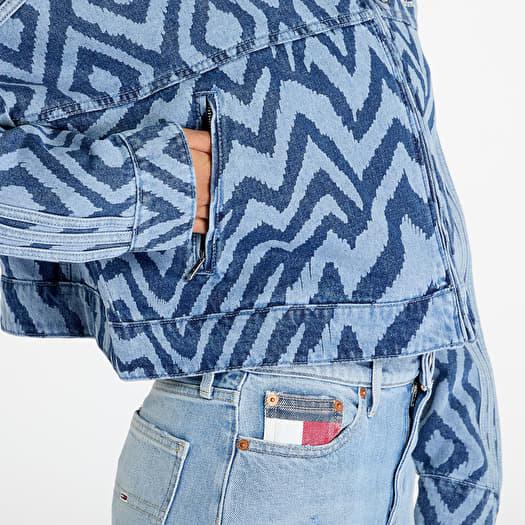 Women's jackets adidas x Farm Rio Denim Jacket Medium Blue Denim