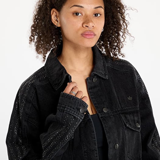 Adidas jean jacket top