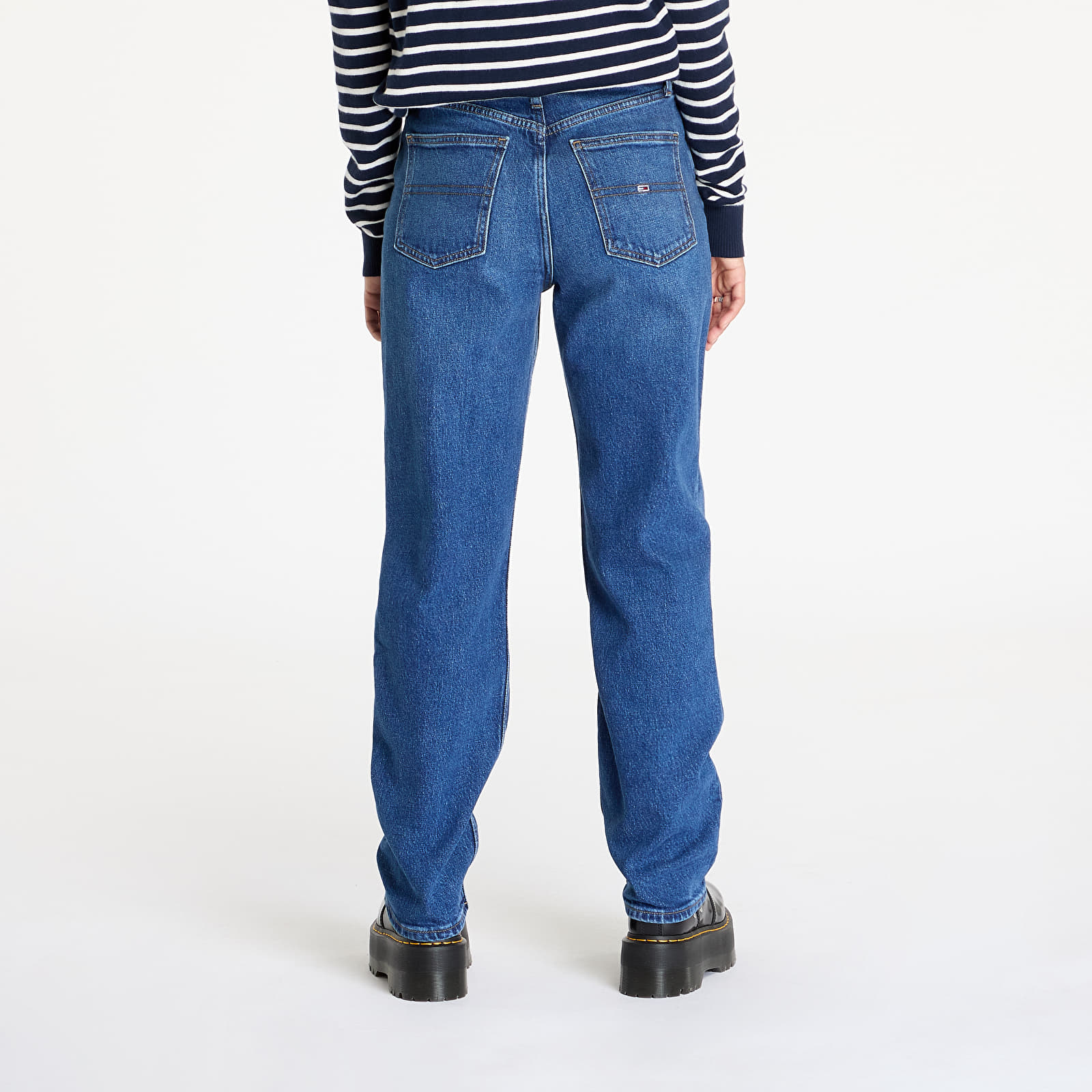 Džíny Tommy Jeans Izzie Hgh Slim Straight Jeans Denim