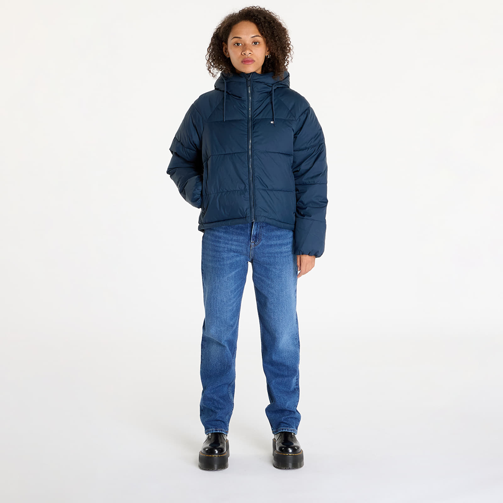 Jakker til kvinder Tommy Jeans Vail Puffer Jacket Blue