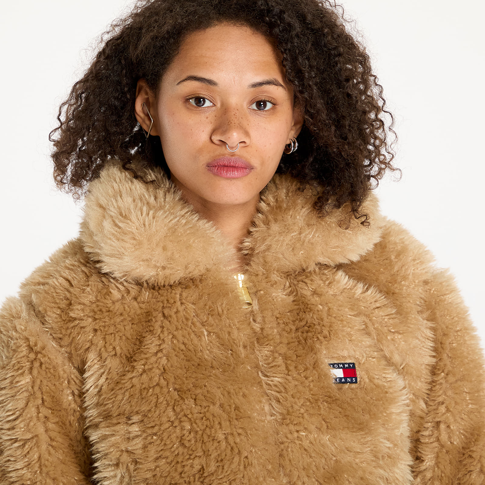Faux shearling workwear jacket deals