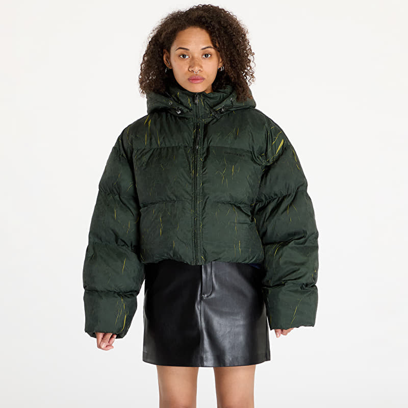 Takki Daily Paper Jorja Puffer Jacket Cardamon Green