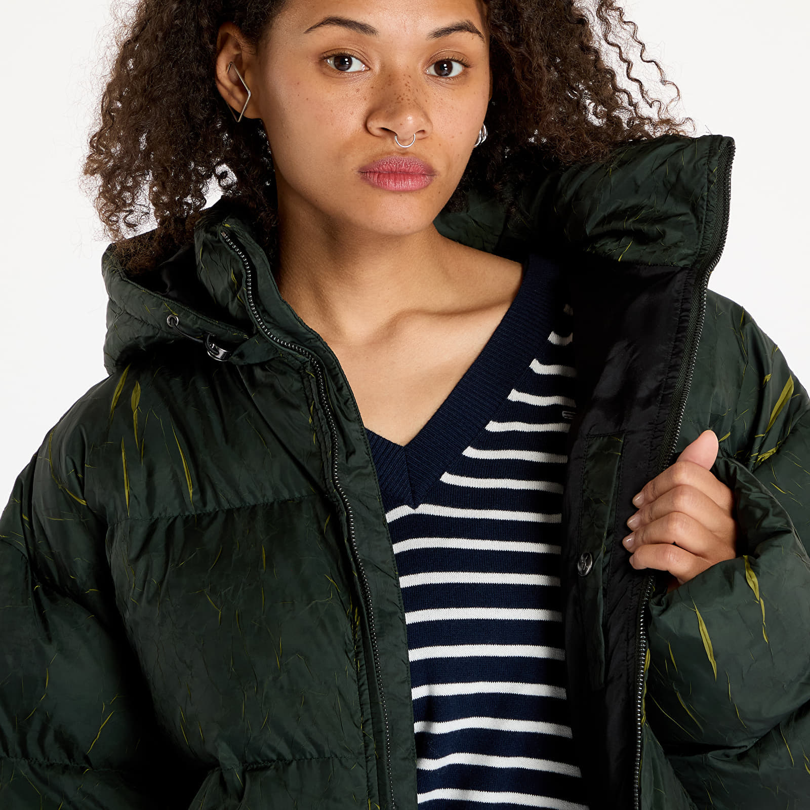 Куртка Daily Paper Jorja Puffer Jacket Cardamon Green L