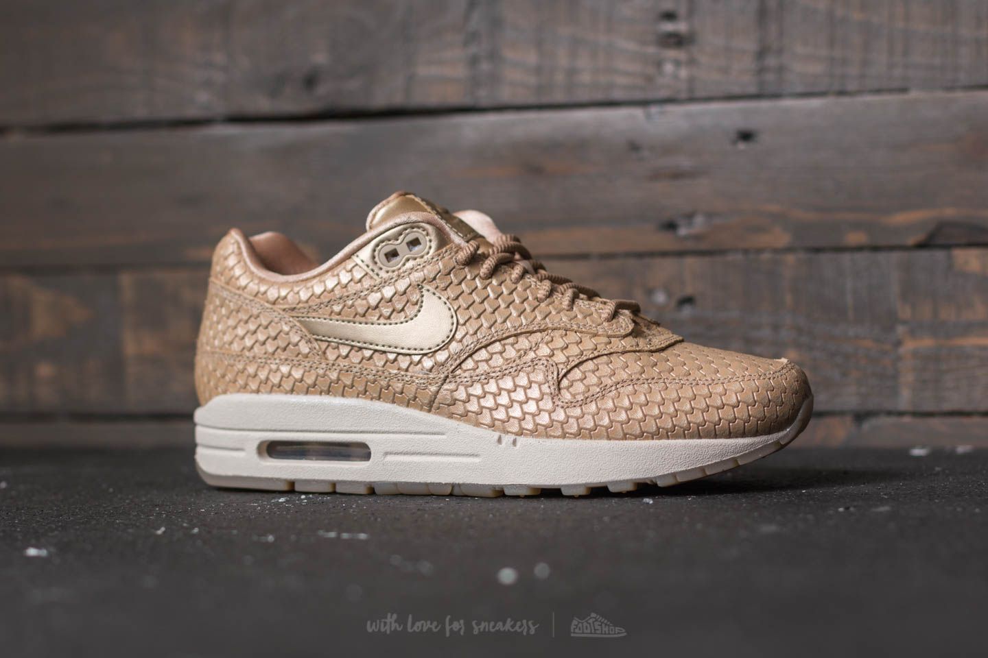 Naisten kengät Nike Wmns Air Max 1 Premium Blur/ Blur-Light Orewood Brown