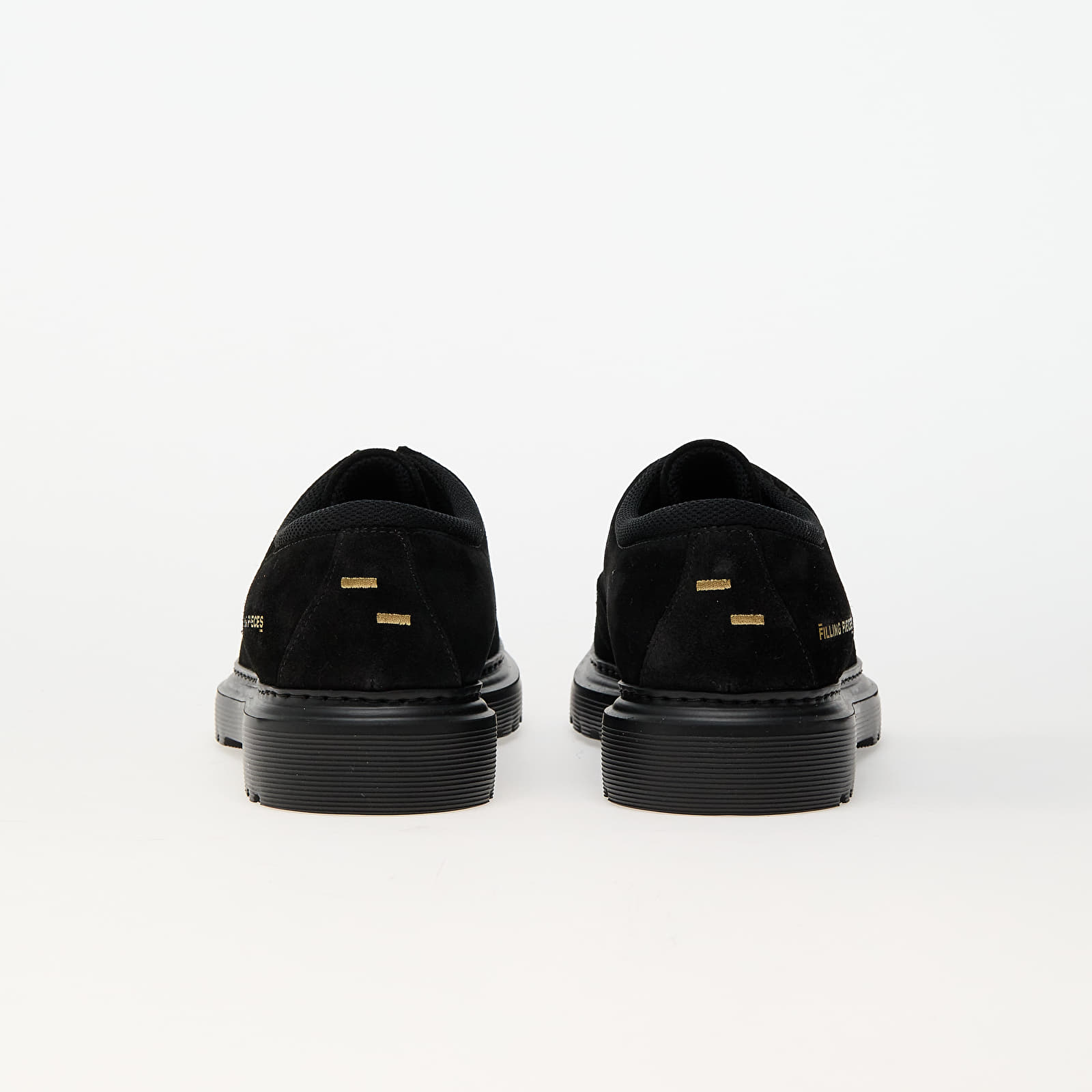 Men's shoes Filling Pieces Derby Suede Black