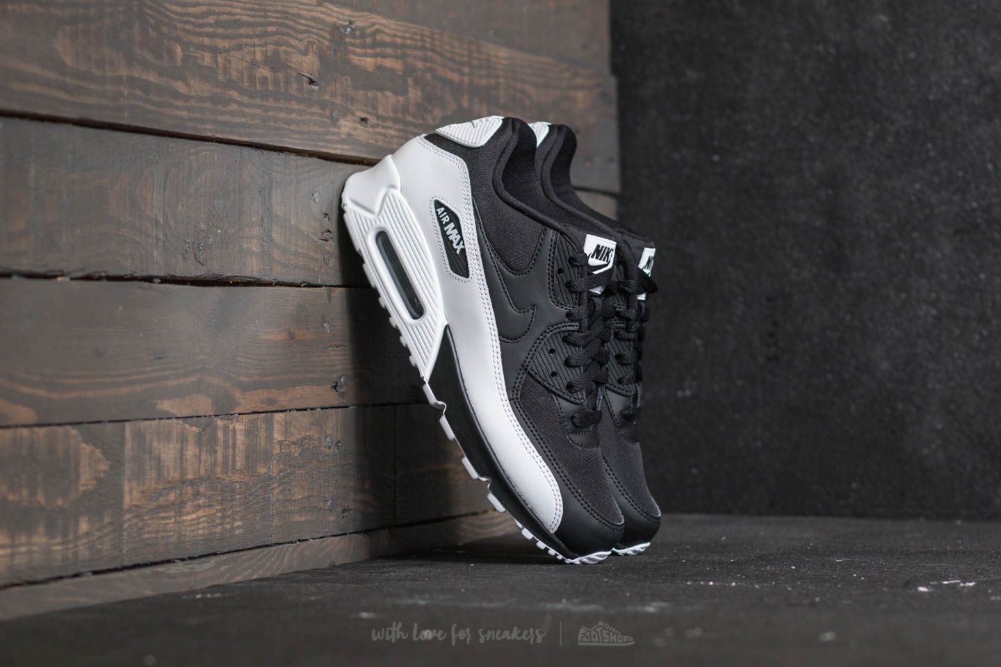 Pánske tenisky a topánky Nike Air Max 90 Essential Black/ Black-White