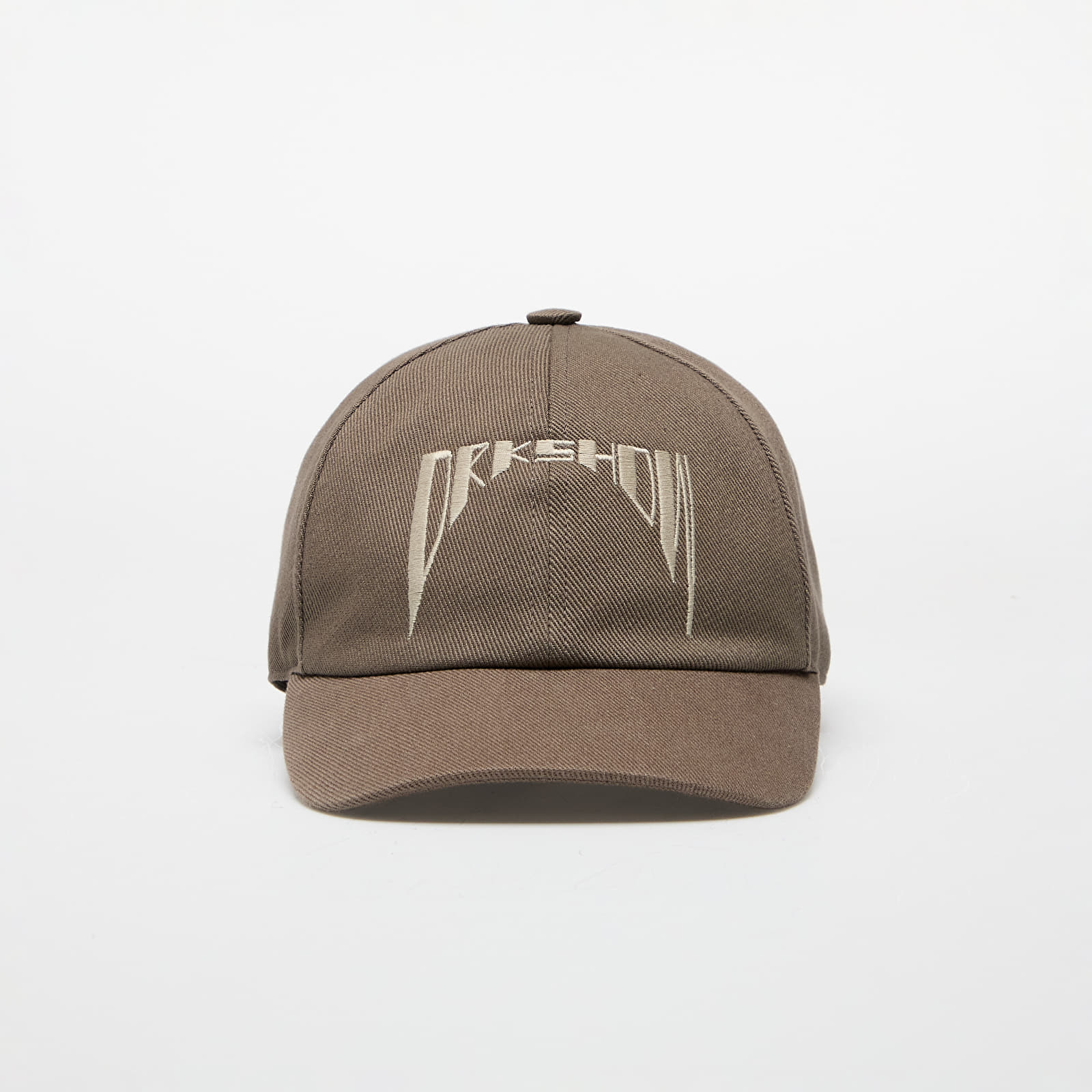Caps Rick Owens DRKSHDW Embroidered Denim Baseball Cap Dust/ Pearl