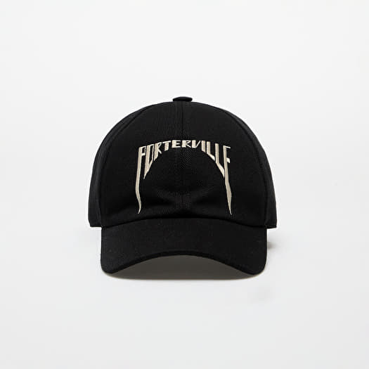 Caps Rick Owens DRKSHDW Embroidered Denim Baseball Cap Black