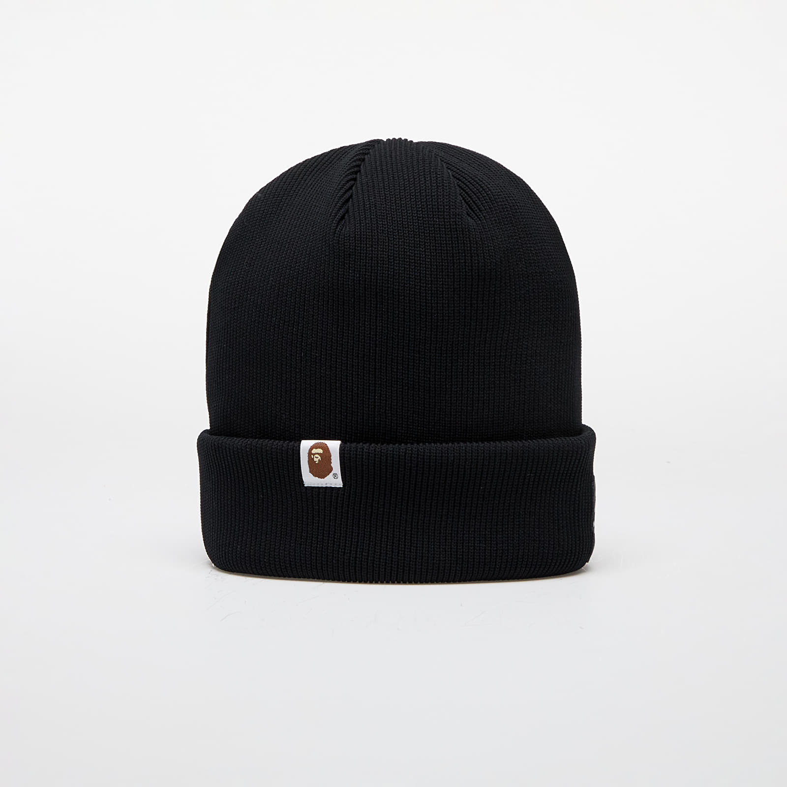 Čiapky A BATHING APE Logo Knit Cap M Black
