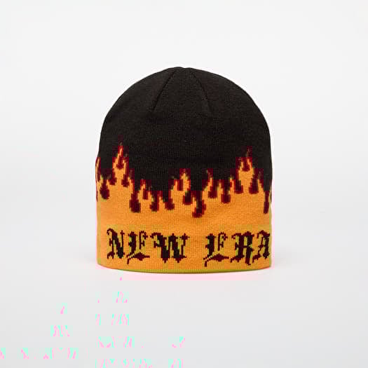 New Era Knit Thin Flame Skull Knit Tennessee Orange