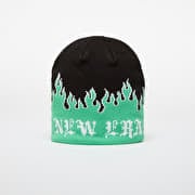 New Era Knit Thin Flame Skull Knit Island Green