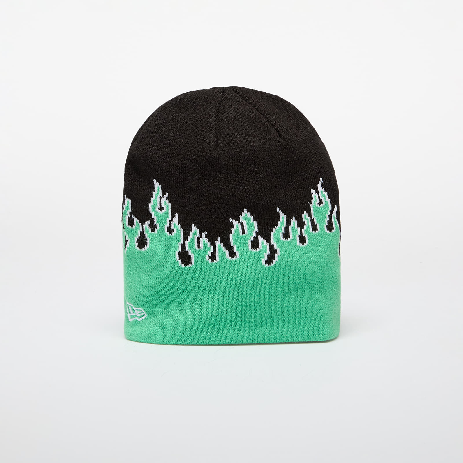 Hats New Era Knit Thin Flame Skull Knit Island Green