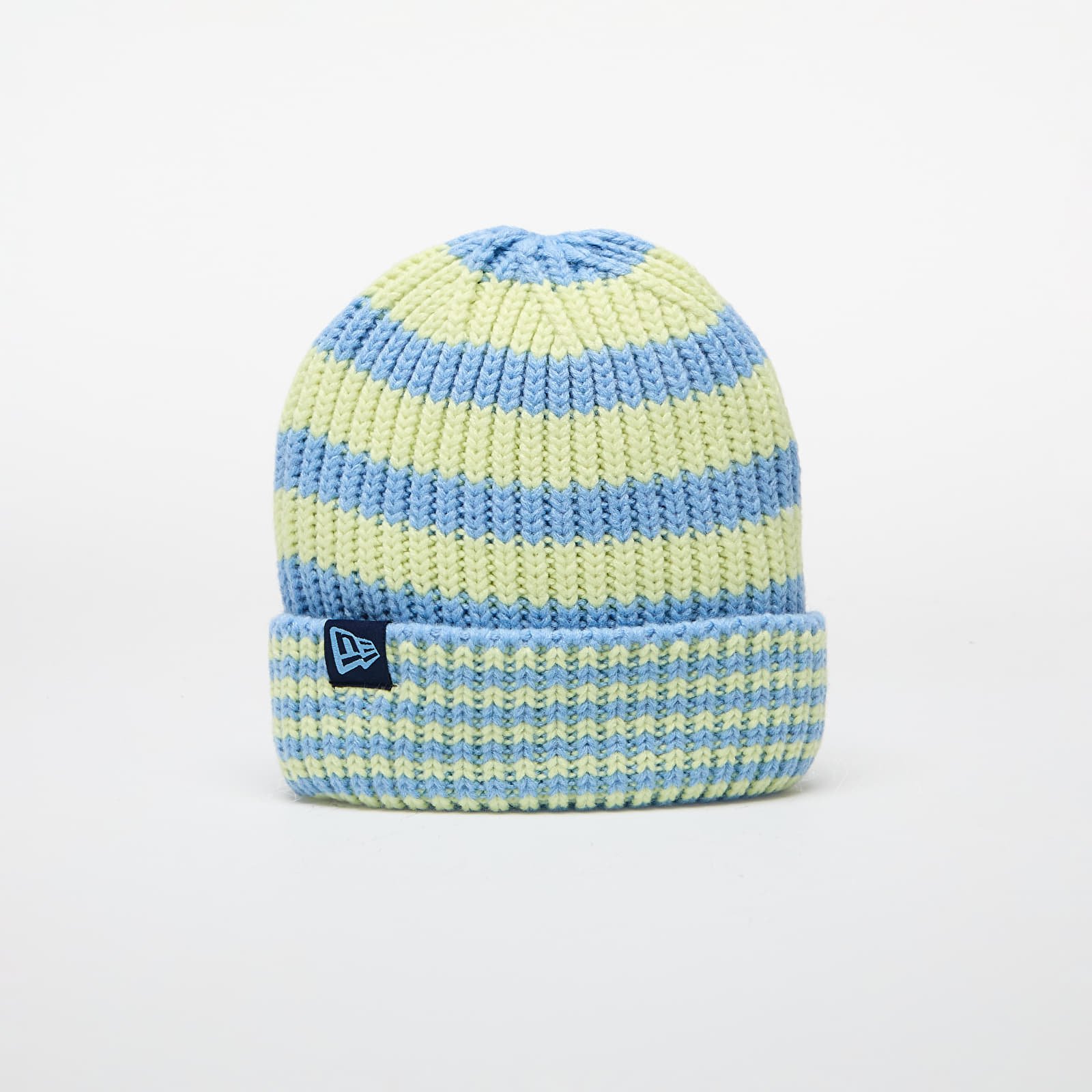 Čepice New Era Knit Medium Stripe Beanie Pastel Blue