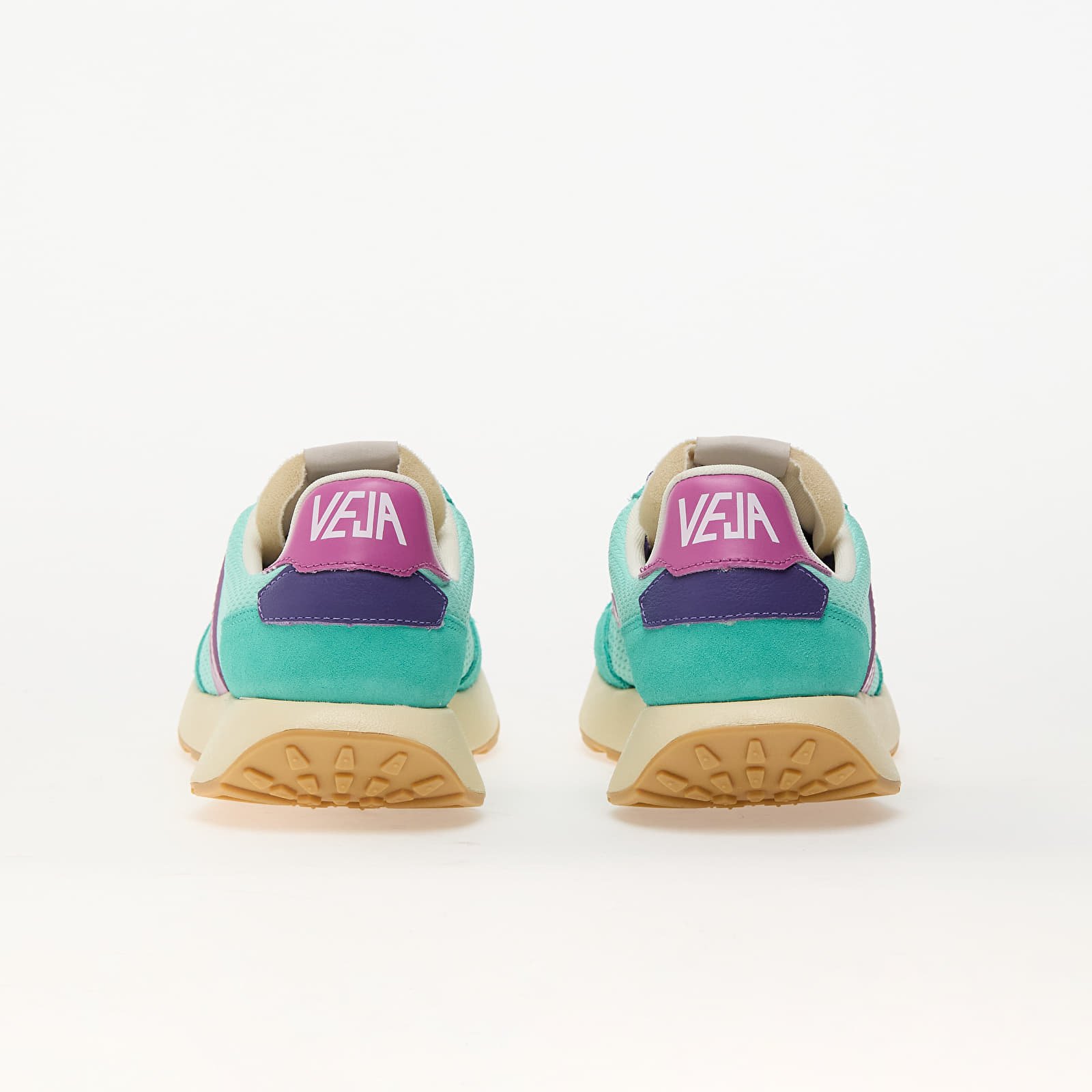 Sapatos de mulher Veja W Paulistana Turquoise_Mulberry