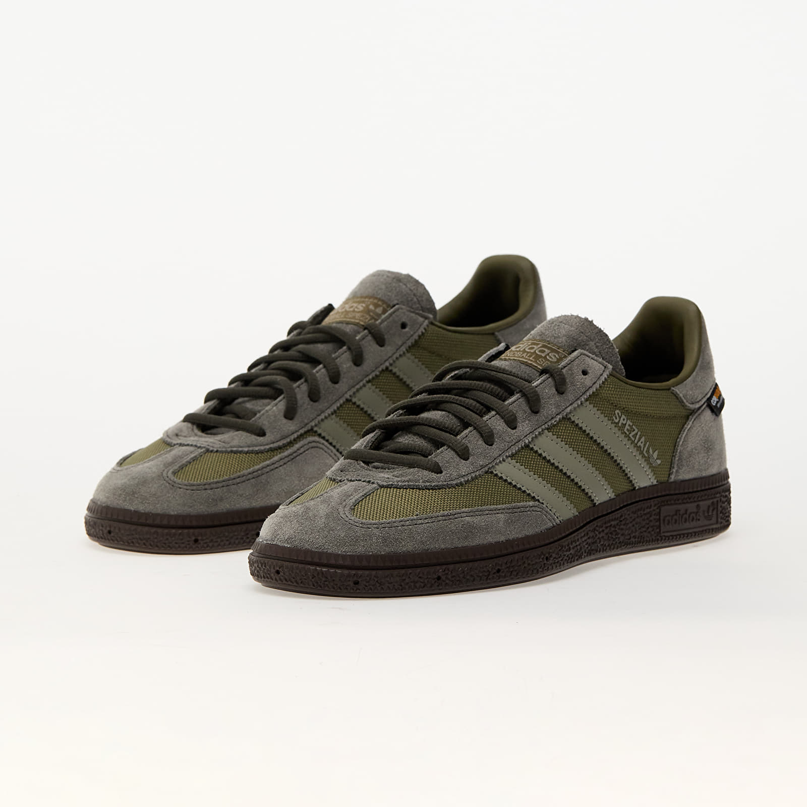 Vyriška avalynė adidas Handball Spezial Focus Olive/ Silver Pebble/ Shale Olive