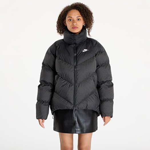 Bunda Nike Sportswear Windpuffer Therma-FIT Loose Puffer Jacket Black/ White