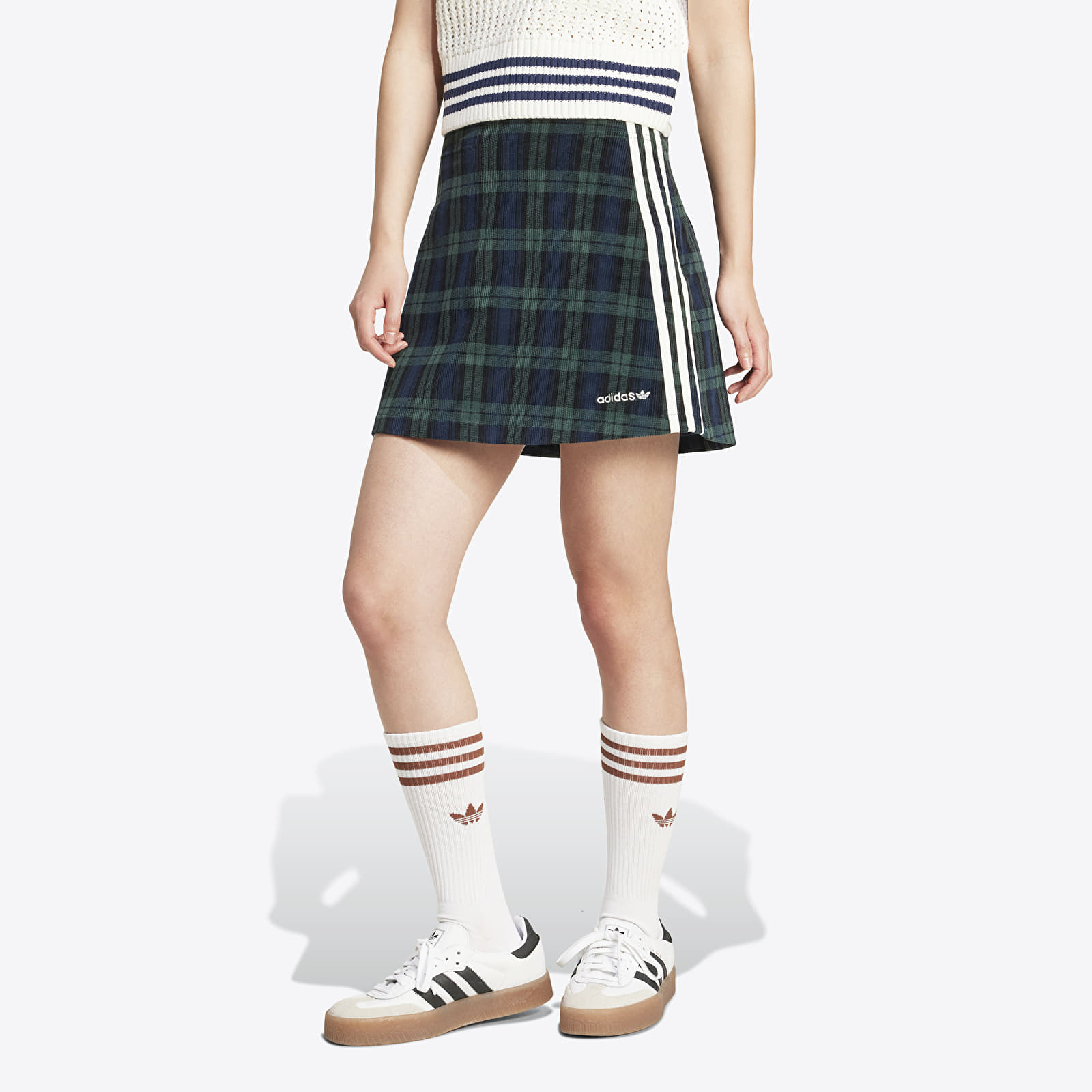 Black and white checkered skirt yeezy cheap