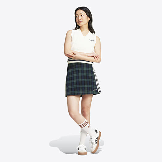 Faldas adidas Tartan Skirt Night Indigo/ Black/ Shagrn Footshop