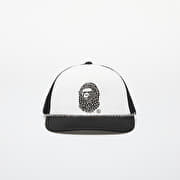 A BATHING APE x SWAROVSKI Rhinestone Ape Head Mesh Cap M Black