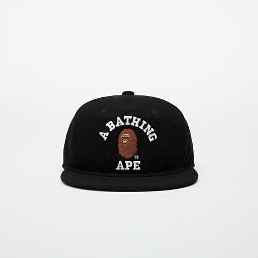 Mütze A BATHING APE College Wool Cap M Black