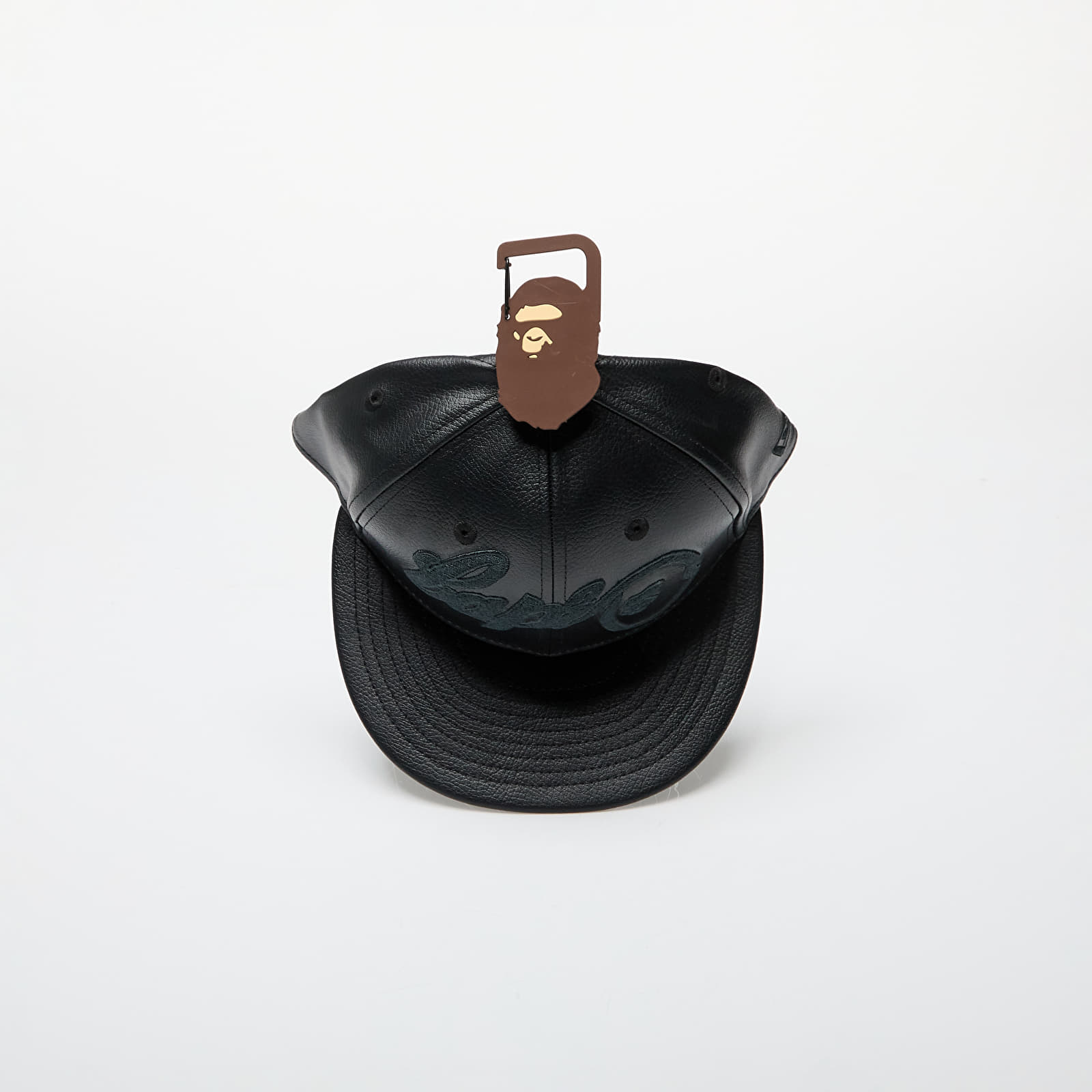 Caps A BATHING APE x New Era 59Fifty Leather Cap M Black