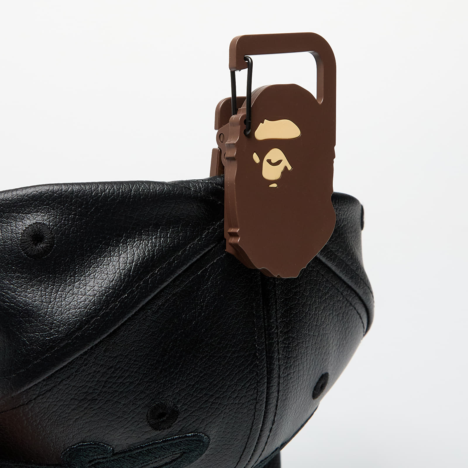 Caps A BATHING APE x New Era 59Fifty Leather Cap M Black