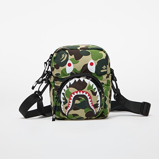Tasche A BATHING APE Abc Camo Shark Mini Bag M Green