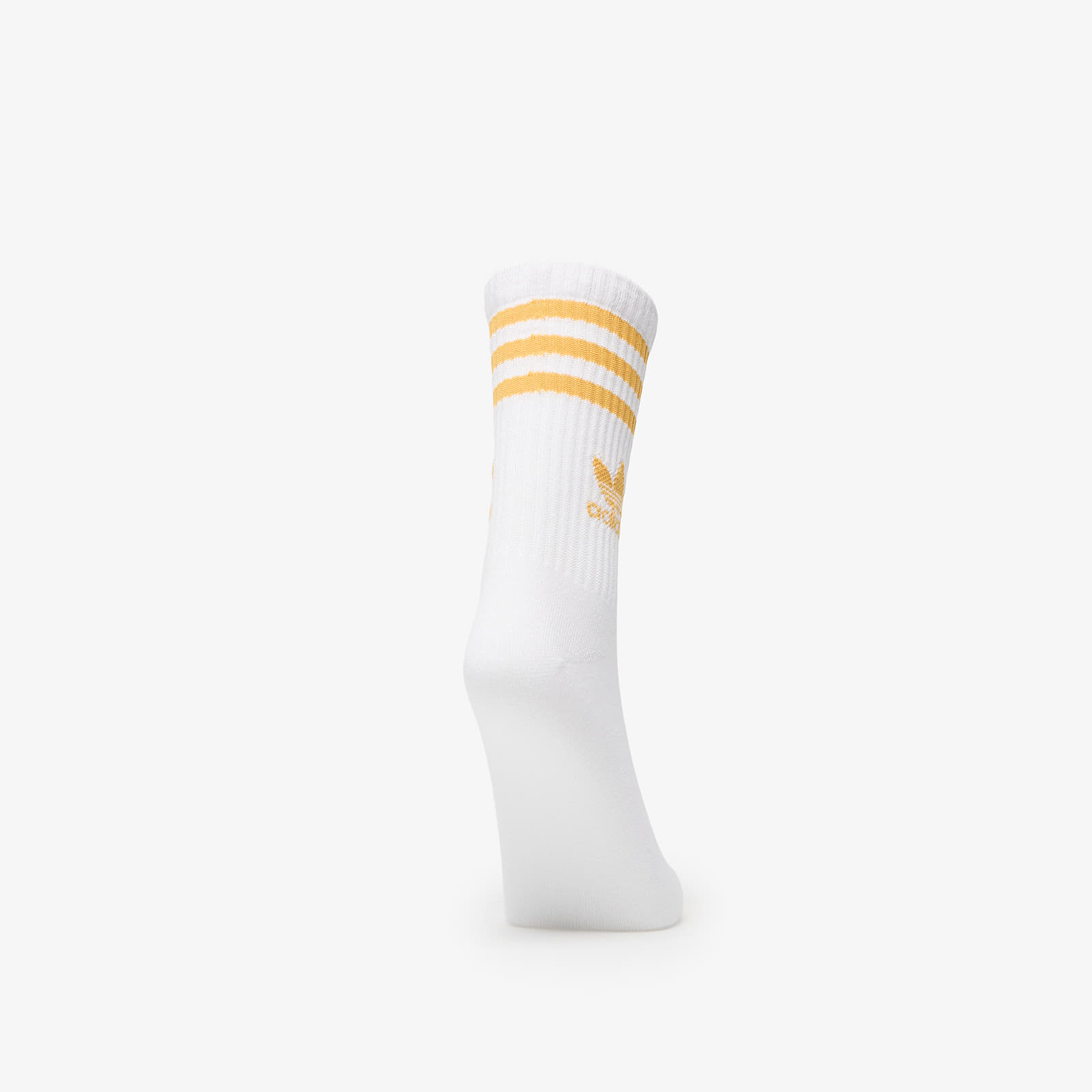 Skarpety męskie adidas Crew Sock 3-Pack White/ Olive Strata/ Preloved Yellow