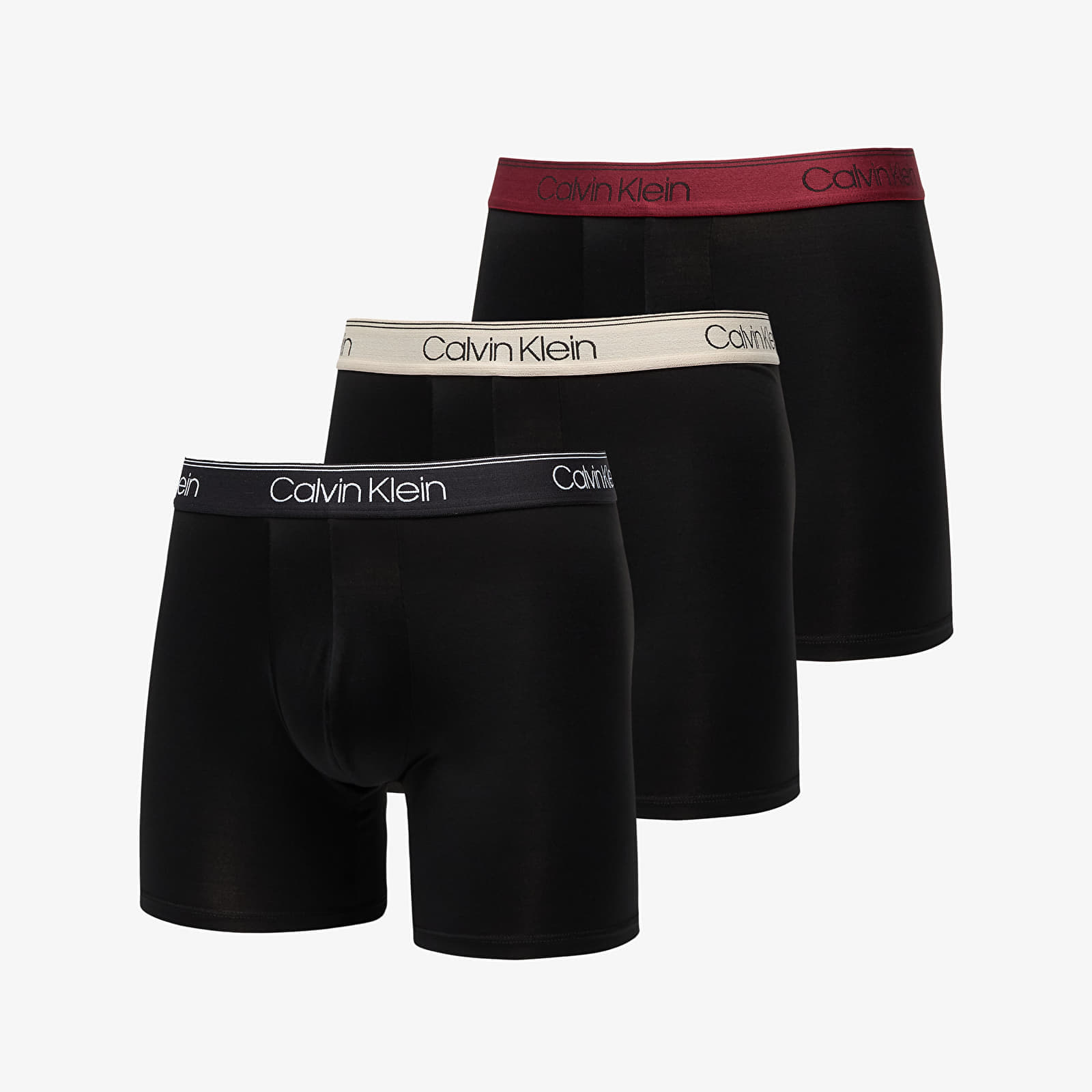 Calvin Klein Microfiber Stretch Boxer Brief 3-Pack Black M