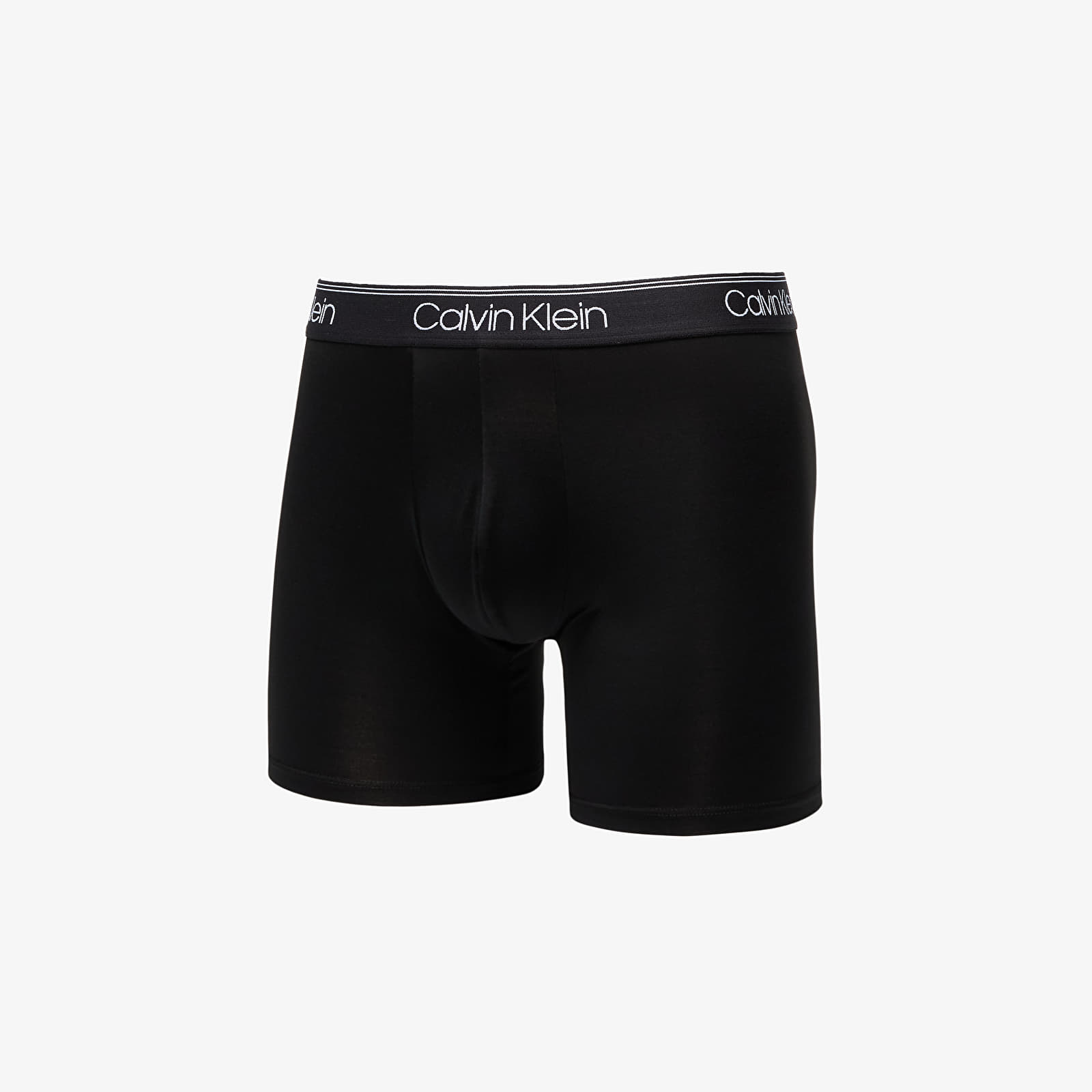 Boxeri Calvin Klein Microfiber Stretch Boxer Brief 3-Pack Black