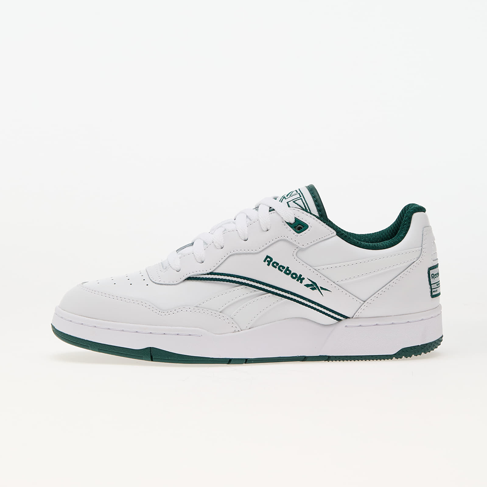 Pánské tenisky a boty Reebok Bb 4000 II White/ Collegiate Green