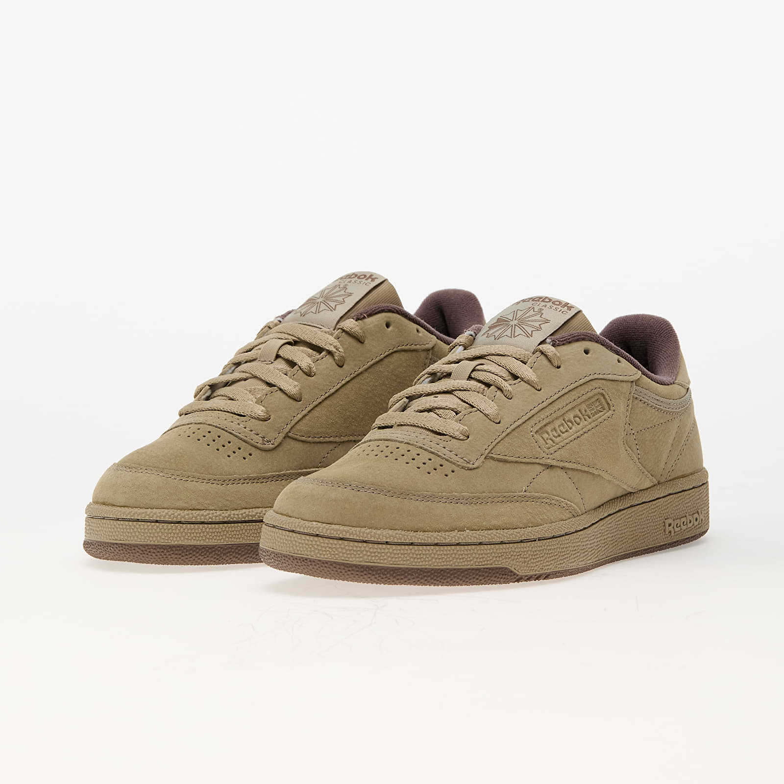 Men s shoes Reebok Club C 85 Mushroom Utility Brown Footshop