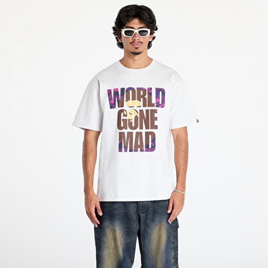 A BATHING APE Color Camo Wgm Ape Head Overlap Tee Gray