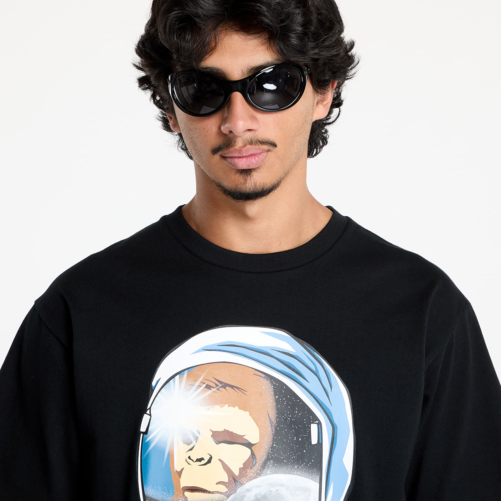Männer T-Shirts A BATHING APE Space Ape Tee Black