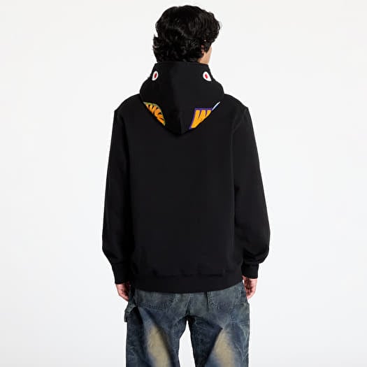 Hoodies fur Manner A BATHING APE Shark Pullover Hoodie Black Footshop