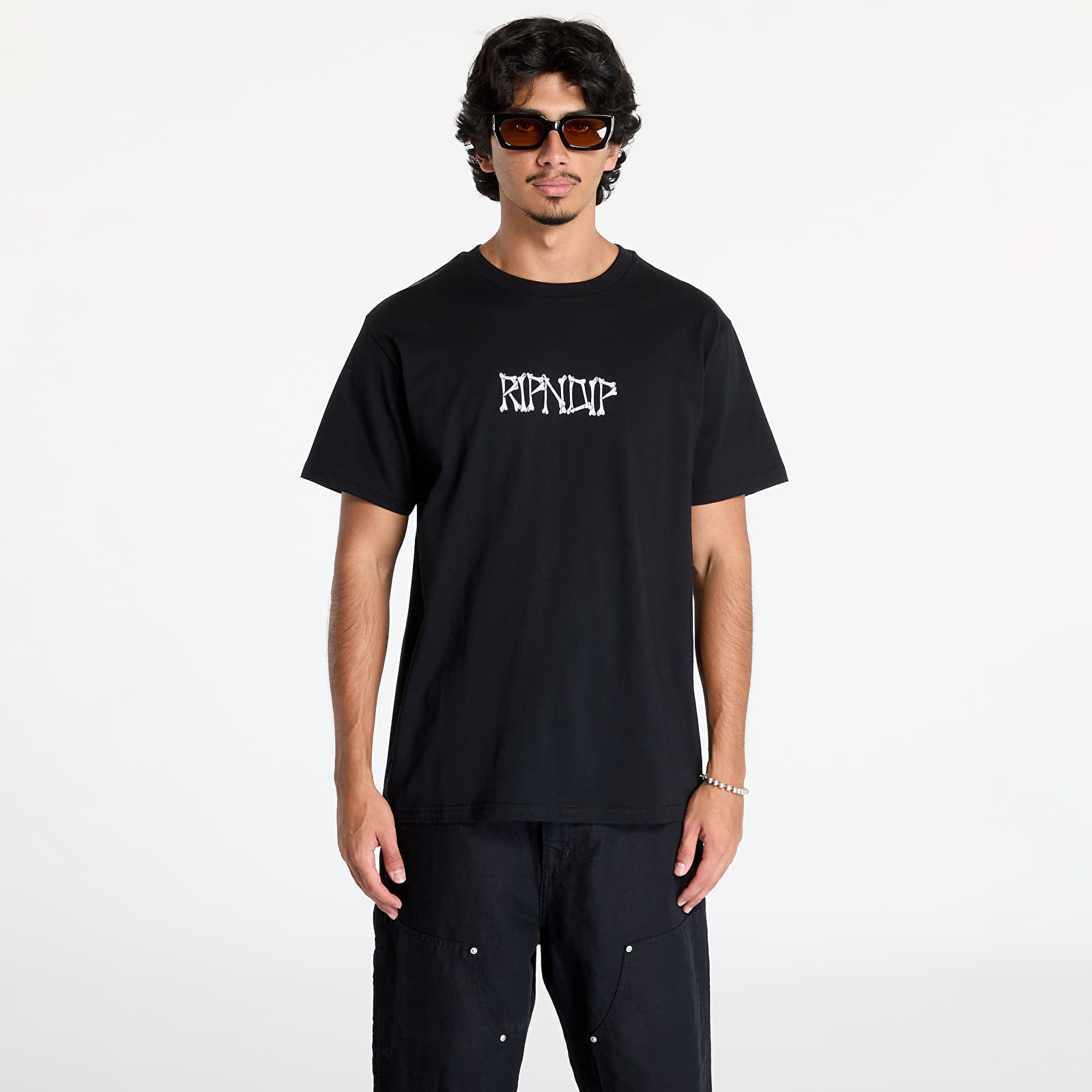 Férfi pólok RIPNDIP Bones Tee Black