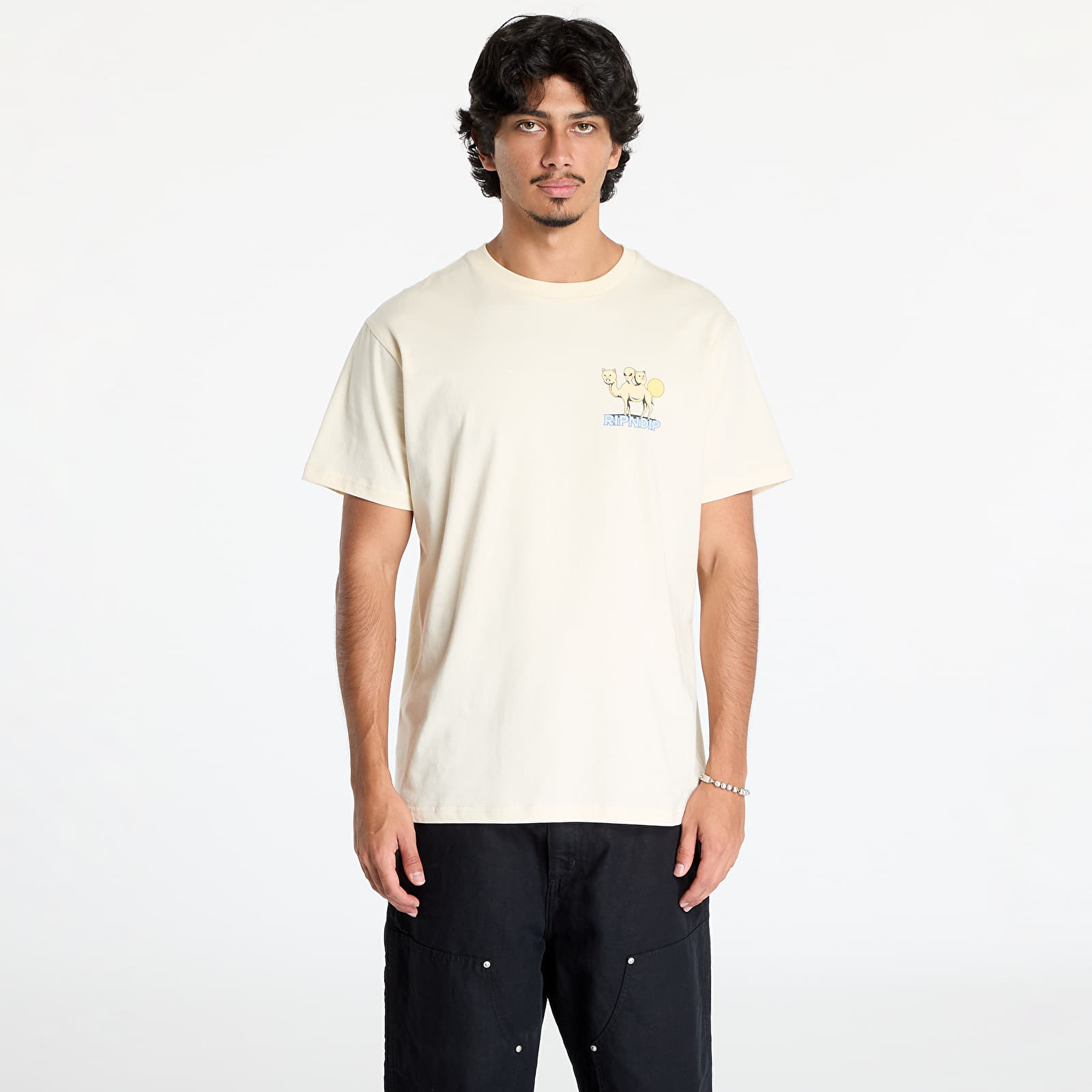 Férfi pólok RIPNDIP Barnum Tee Natural